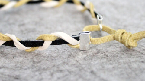 Braided Leather Bracelet Tutorial
