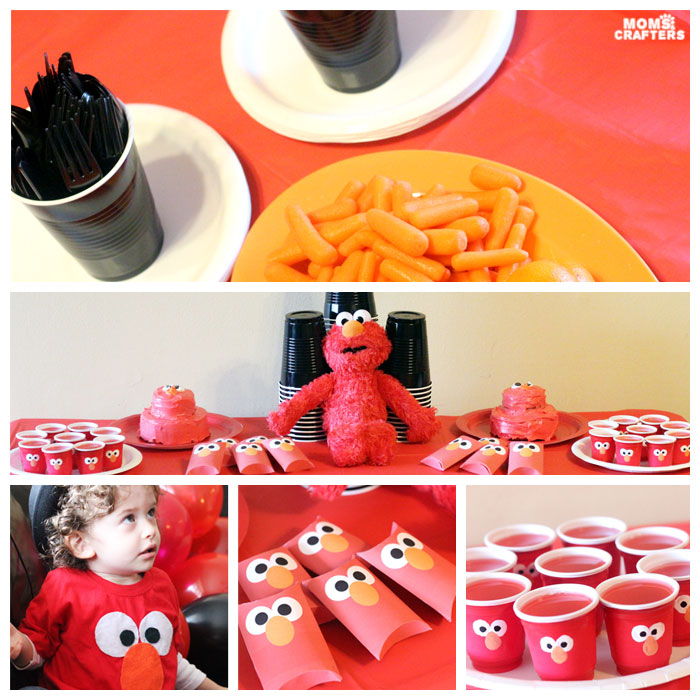 I LOVE these Elmo birthday party ideas - the tablescape is so cool! An Elmo theme is perfect for a first birthday party, or even second or third toddler birthdays. Check out this list of easy ideas.