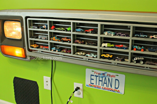 Hot Wheels Display Ideas to DIY * Moms and Crafters