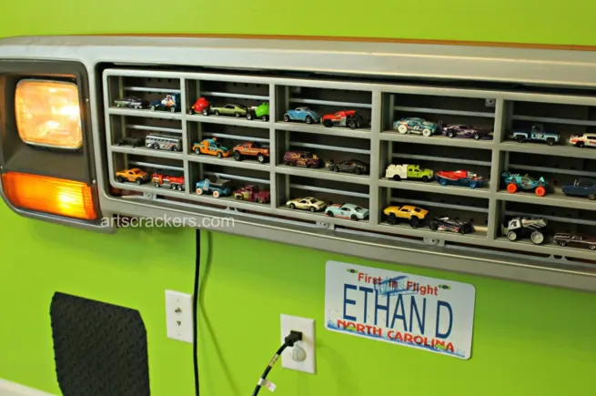 pvc pipe hot wheels storage
