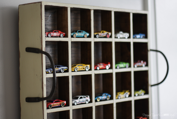 diy matchbox car wall storage