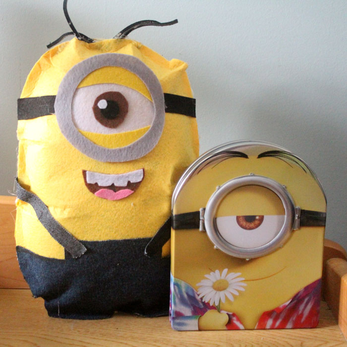 Make this fun felt minion pillow craft for your movie night! It's an adorable plush DIY minion that's easy to make and fun to cuddle!