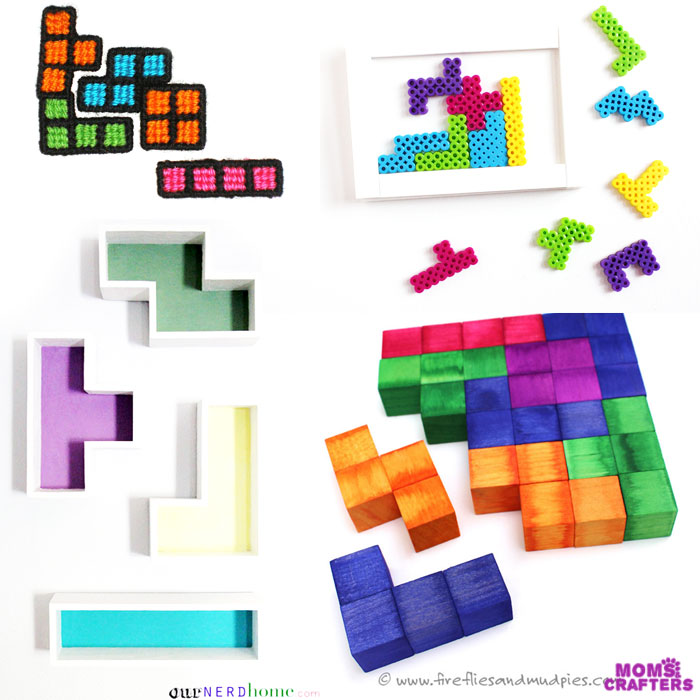 You don't need to be a nerd to love these amazing TETRIS CRAFTS and DIY ideas! They are great for geeks, for giving as gifts, or just for fun.