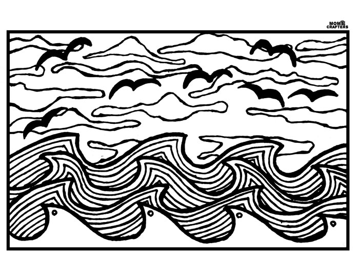 Download and print these free printable adult coloring pages! The magnificent sunset landscape scenes are complex  but not overly so, and so much fun for adults to color.