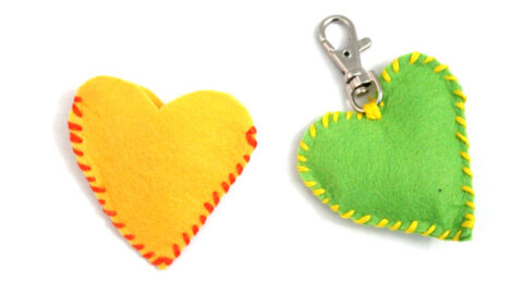 Stitched Felt Heart Craft