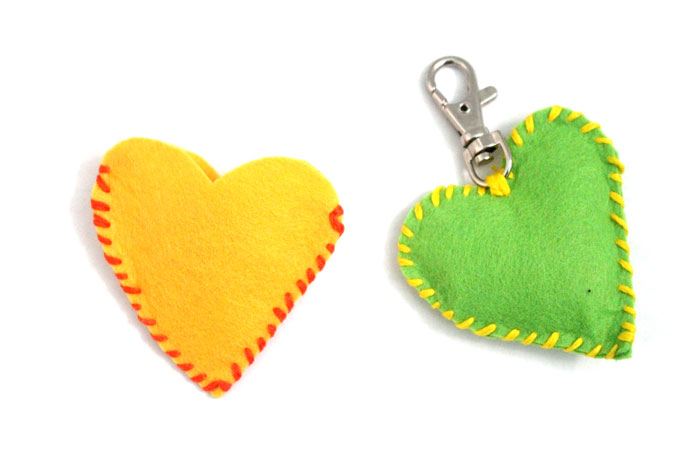 Stitched Felt Heart Craft