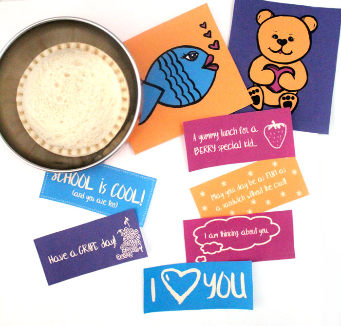 Grab these free printable lunch box notes to add that personal touch to your child's lunch! They include fun, positive messages, plus two picture cards for toddlers and non-readers!