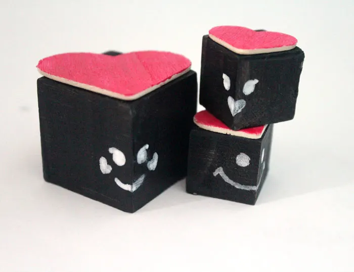 Make this adorable love bug valentine's day craft for kids! These lovebug blocks are so friendly and fun to play with - and they're easy to make too!