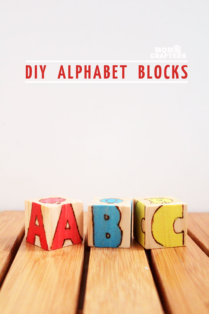 6 Inch Baby Block Letters 1 Block Large Wooden Alphabet Blocks