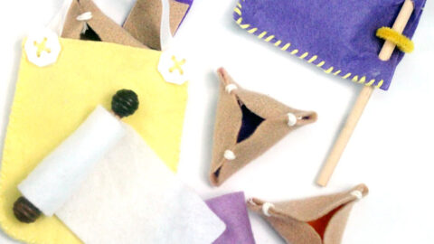 DIY Felt Purim Play Set