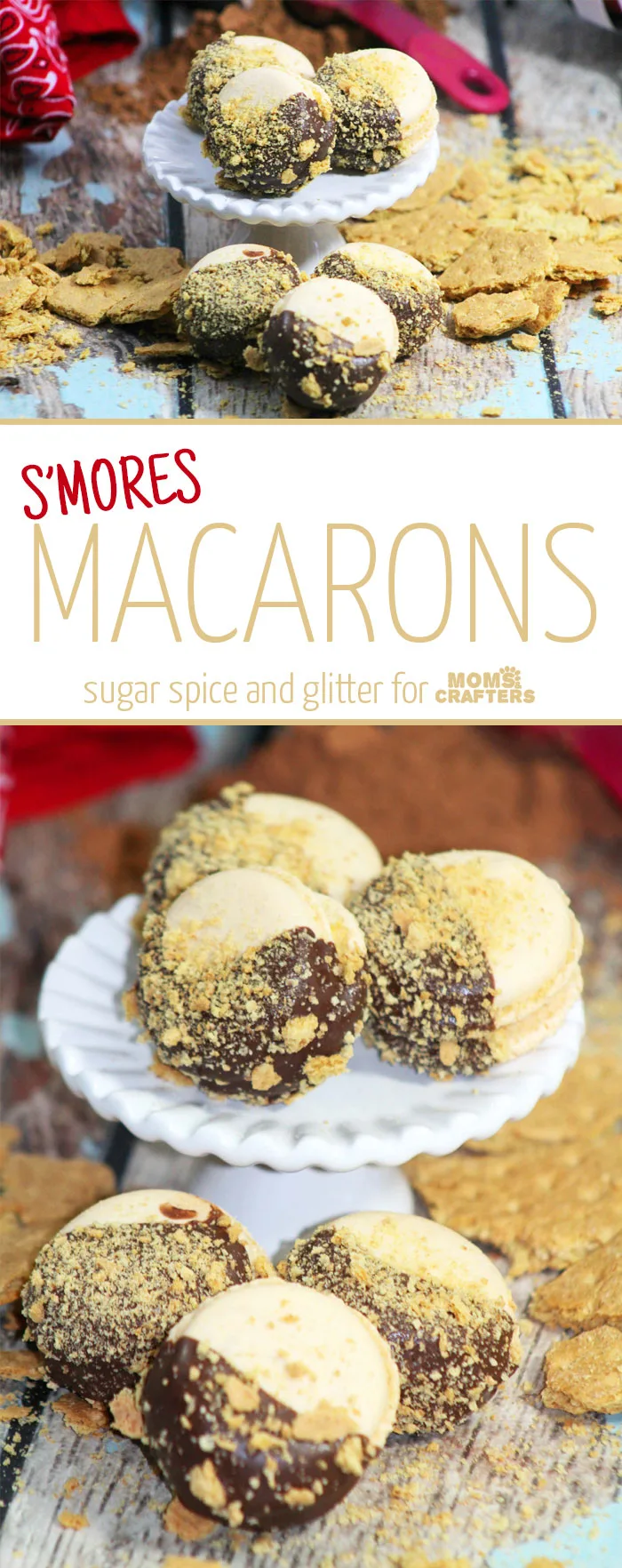 Make these delicious S'mores macarons - a showstopping dessert recipe perfect for parties and special occasions! It's mouth-watering and great food for entertaining.
