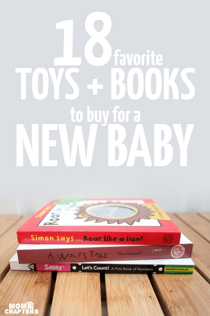 Whether you're looking for play-based gift ideas to bring to a baby shower, or the best baby toys to add to your baby registry, this list will sort it all out for you! This full guide shows you which toys are best, which are basic, which are fun, as well as fun baby book gifts too.