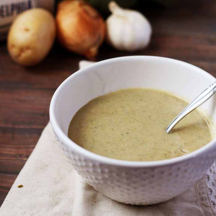 Make this delicious, easy and hearty creamy broccoli soup recipe. It's a perfect easy dinner idea - it has in it vegetables, proteins, and carbs to fill in. And it's so tasty and kid-friendly too.