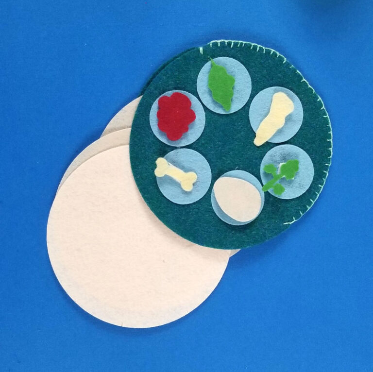 Pretend Seder Plate for Toddlers