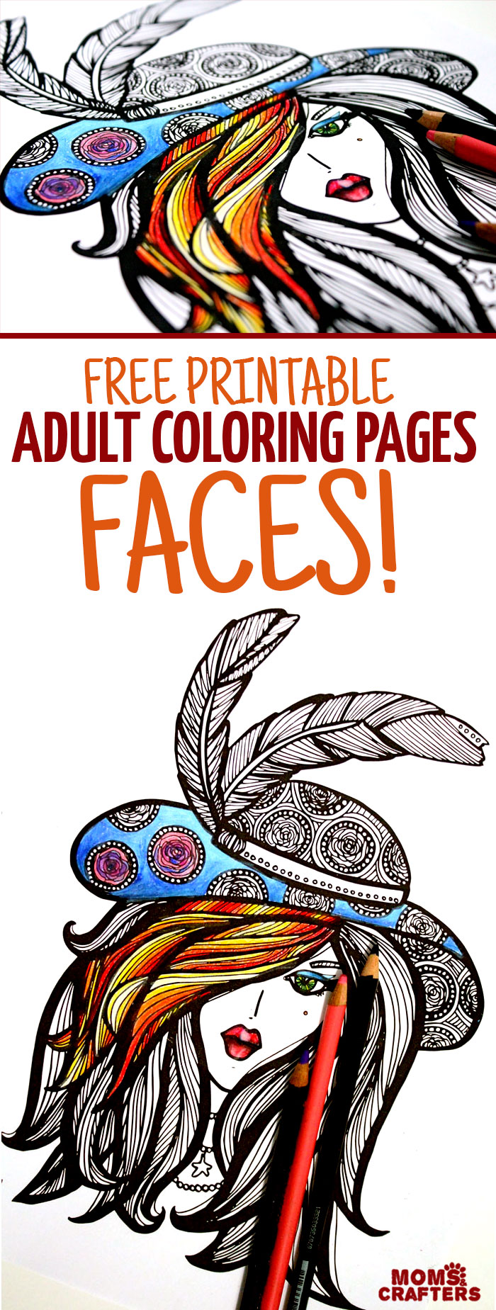 printable to color faces