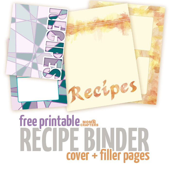 Free Recipe Binder Printables