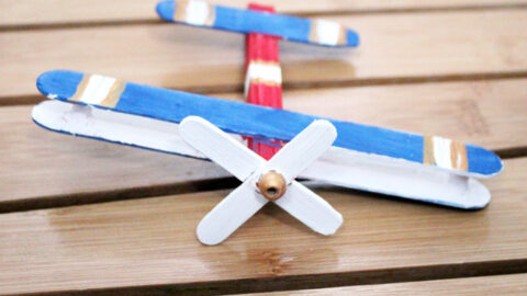 Airplane Craft: make a wooden toy airplane