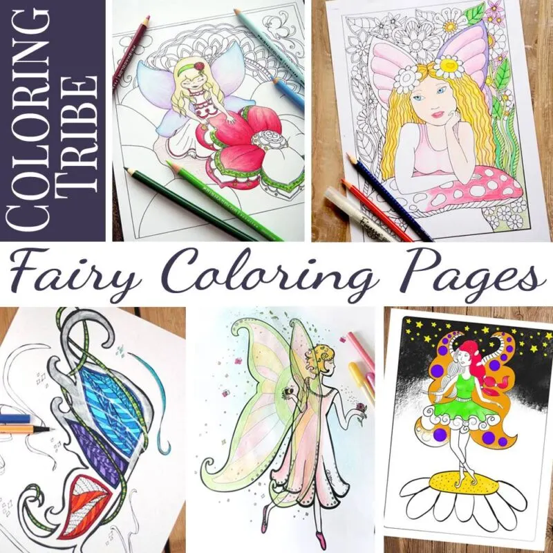 Want a fun freebie? This fairy coloring page for adults is totally free to download! Grab this free printable colouring page for grown ups and challenge yourself with a medium-complexity, high-relaxation activity.
