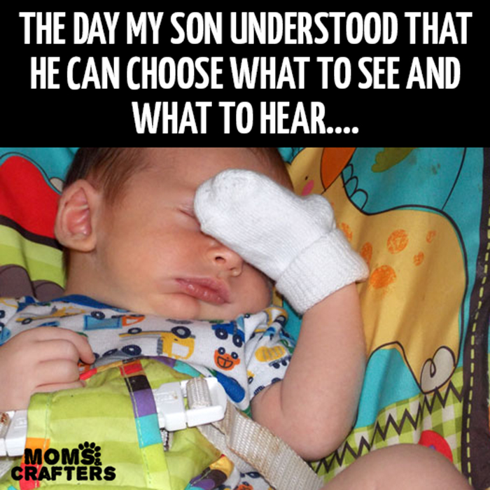 Do you record "mishap" moments and memories as well? Here is an adorable scrapbooking and baby photography idea: take photos of those less-than-perfect moments and see how they make you laugh later on. || Parenting tips.