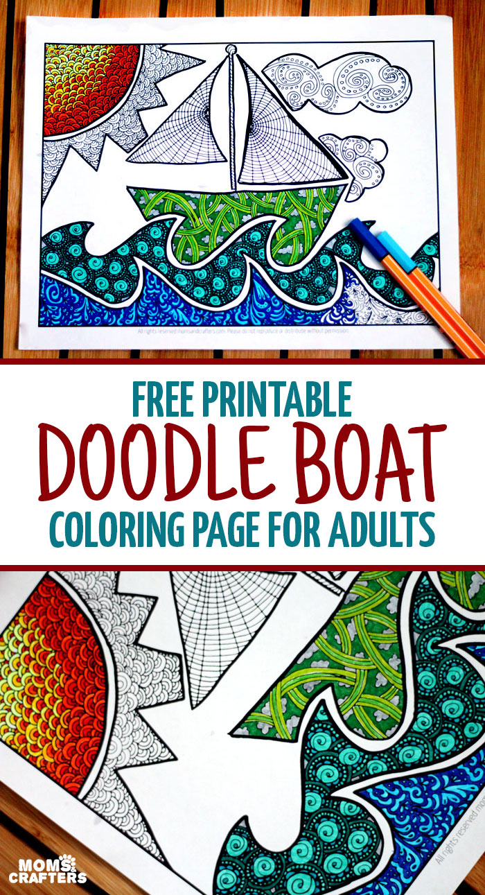 Coloring Poster, Giant Coloring Poster, Doodle, Doodle Coloring, Coloring  for Kids, Fun Kids Activities, Color, Summer Activities 