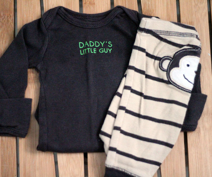 What do you do with old baby clothing? Here are 5 precious keepsakes to make from baby clothing, plus some tips for removing the stains before you do so!