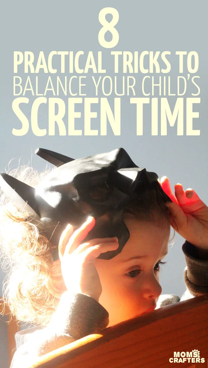 8 Practical tips and tricks for balancing your child's screen time - including a free app that allows you to have control! Such a great parenting tip for parents who believe in making the best of technology in kids.