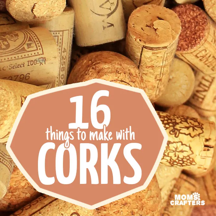 A list of the best DIY wine cork crafts I've seen to upcycle and repurpose all of those corks I have lying around! Great craft ideas - I need to get to recycling my corks more.