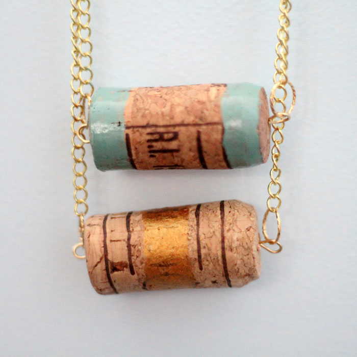 Cork Necklace Craft