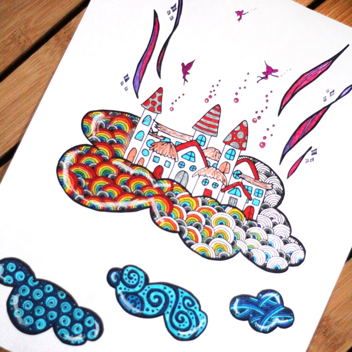 5 Fairy Coloring Pages for Adults!