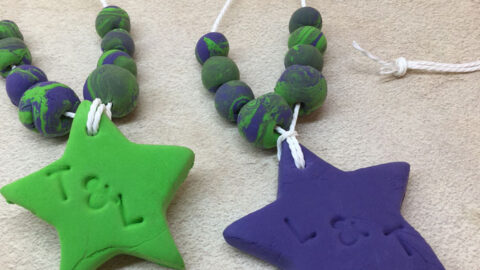 Friendship Necklaces from clay