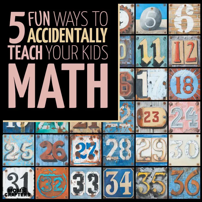 Teach kids math through your every day activities with these 5 simple tricks to try!