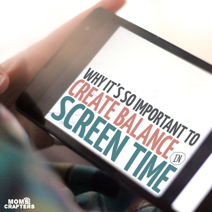 Do you allow your child to have screen time? Here are some parenting tips on why it's important to find balance in this area - and not go "all the way" in either direction.