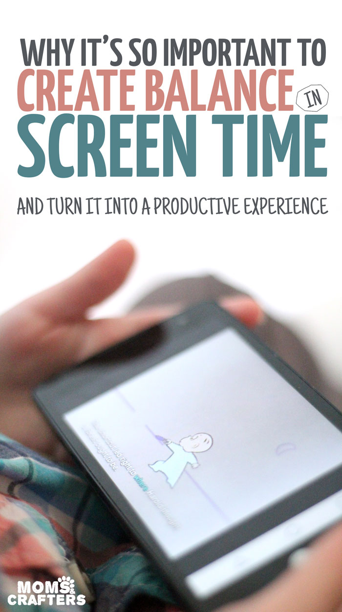 Do you allow your child to have screen time? Here are some parenting tips on why it's important to find balance in this area - and not go "all the way" in either direction. 