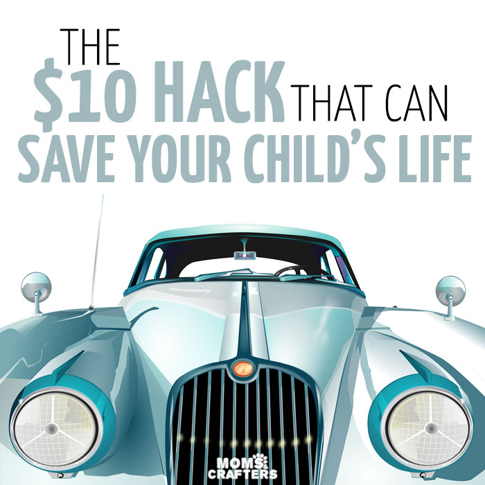 This super easy mom hack is simply brilliant! It can save a life and is possibly one of the best parenting tips I've seen - especially in the summer! 
