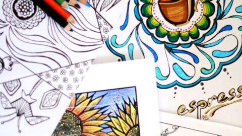21 Things to make with adult coloring pages