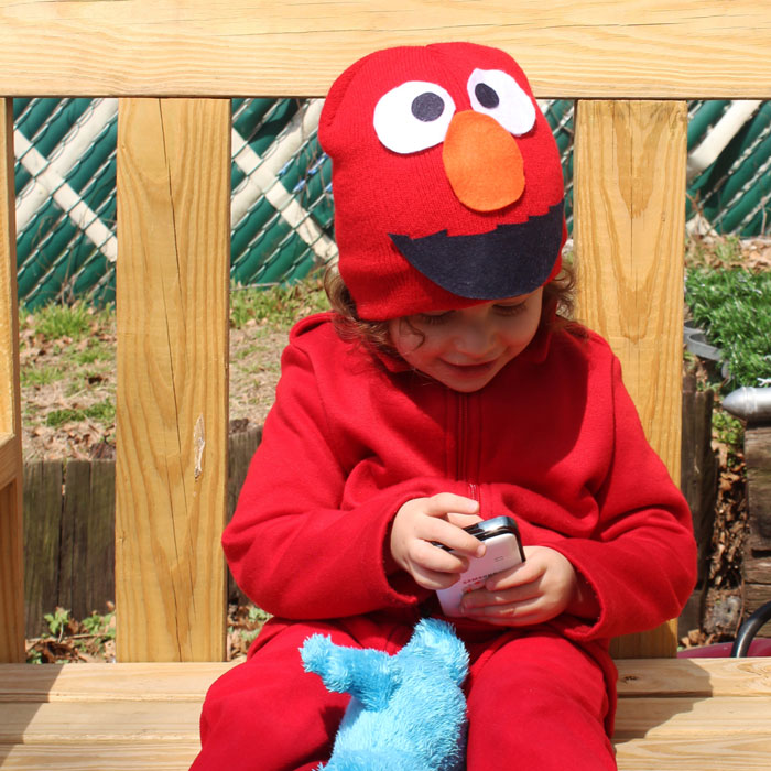 DIY Elmo Costume for Toddlers