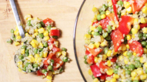 Garden Quinoa Salad Recipe – healthy and easy!