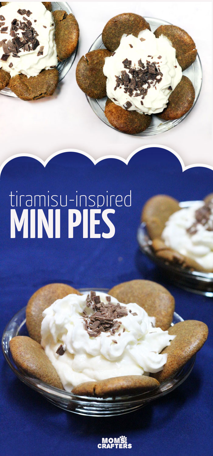 Supefood dessert? Yes, please! These tiramisu-inspired mini pies pack in some extra protein by using COTTAGE CHEESE! It's absolutely delicious and easy to make this dessert recipe because yes, this IS the shortcut version. So there you have it - an easy, fun coffee-flavored snack or dessert with extra protein, perfect for busy and breastfeeding moms.