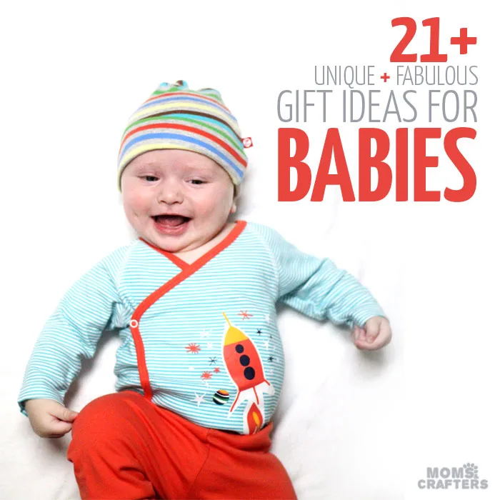 Looking for holiday gift ideas for babies? These baby gifts are perfect for infants also beyond the newborn stage, and great for Christmas and Hanukkah gift giving - or for gifts any time of the year! I hope you enjoy this list of gifts that mom and baby will truly appreciate.