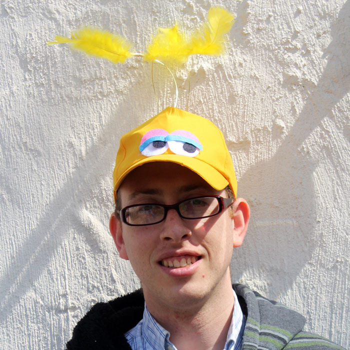 DIY Big Bird Costume Hat