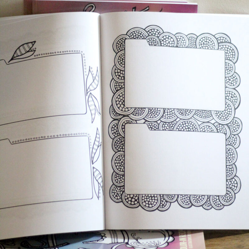 Wow, this is brilliant - a color-in recipe journal! I love this idea to preserve your favorite recipes in a beautiful keepsake journal. It's also a great bridal shower game or activity and an amazing gift for someone who likes to color or cook. It's one of my favorite coloring books for adults.