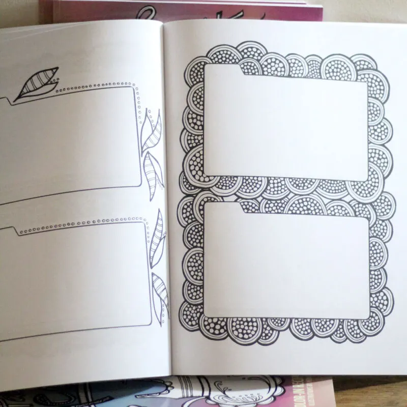 Wow, this is brilliant - a color-in recipe journal! I love this idea to preserve your favorite recipes in a beautiful keepsake journal. It's also a great bridal shower game or activity and an amazing gift for someone who likes to color or cook. It's one of my favorite coloring books for adults.