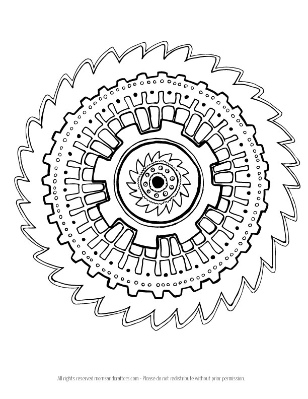 Mandala 24 coloring page - Coloringcrew.com