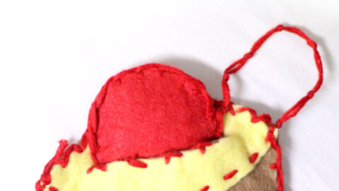 Apple in Honey DIY Felt Rosh Hashanah Toy