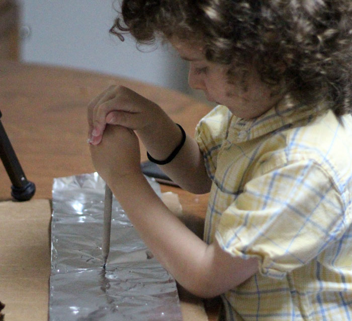 Make a beautiful starry night light that projects starts onto your wall! This fun toddler craft is great for kids of all ages - including preschool - as well. IT's made using recycled jars and based on the free Amazon Prime series Creative Galaxy that will give you plenty more kids craft ideas to try!