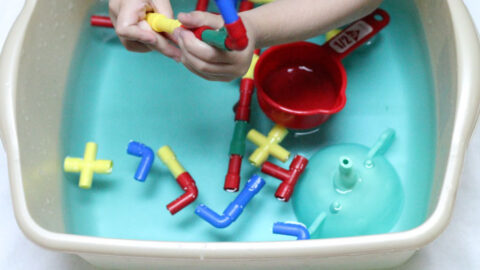 Pipes and Water Play for Toddlers