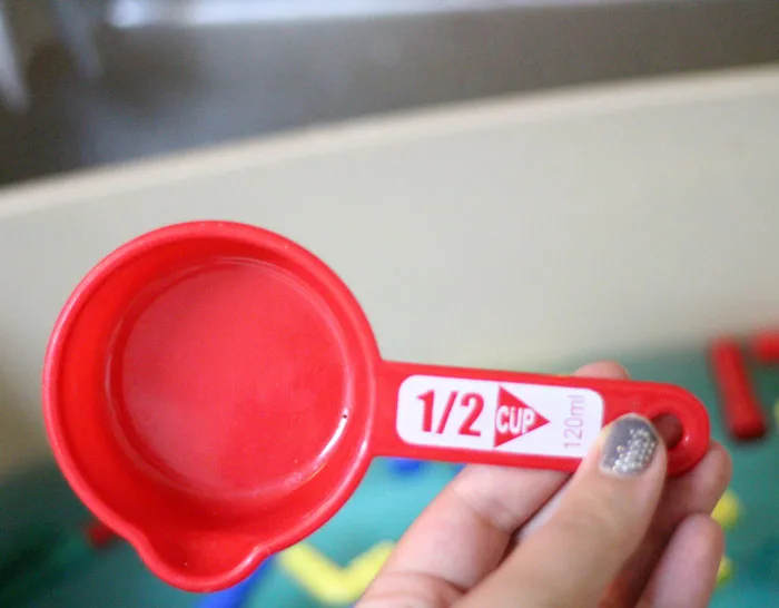 Check out this cool pipes and water play for toddlers activity - a fun sensory soup activity for toddler but also perfect for preschool and young kids! It incorpirates some engineering, problems solving, fine motor skills, plus some plain old silly fun!