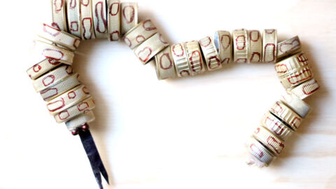 Bottle Cap Rattlesnake Craft