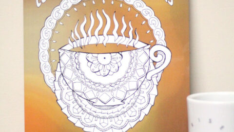 Coffee Coloring Book for Adults