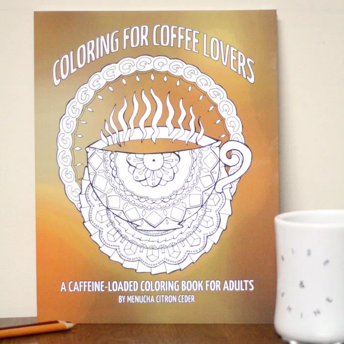 Who else can't function until they've had their coffee? Yeah, that's me. I love this coffee coloring book for adults - one of my favorite grown-up colouring book, full of coffee coloring pages for adults!!